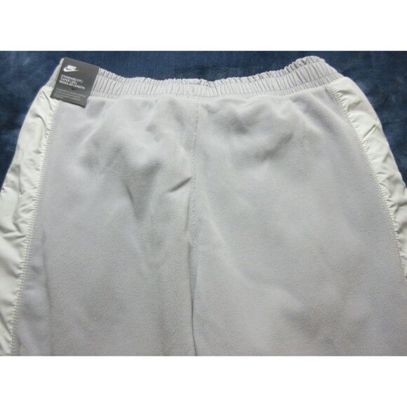 Nike Men's NSW Fleece Winter Jogger Pants Grey Silver Tapered Leg Standard Fit - Picture 6 of 6